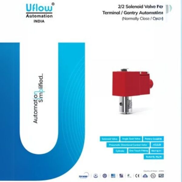 2/2 Solenoid Valve For Terminal / Gantry Automation (Normally Close / Open)