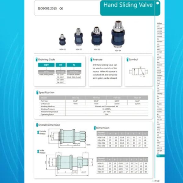 2/3 Hand Sliding Valve - Image 2