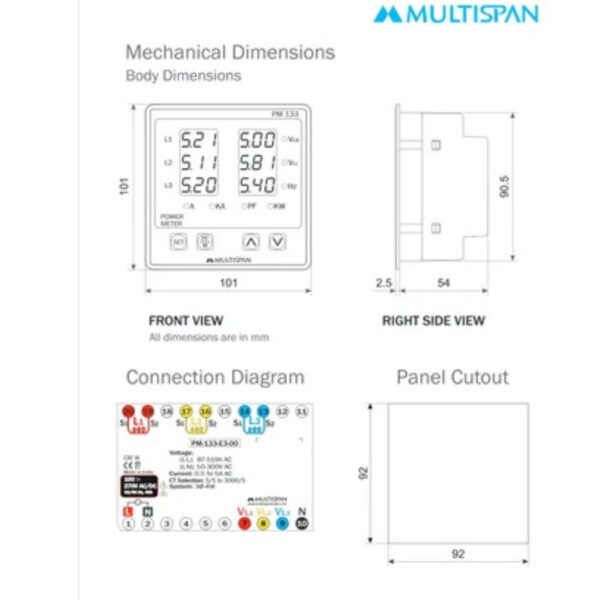 3 Phase Digital Power Meter - Image 5