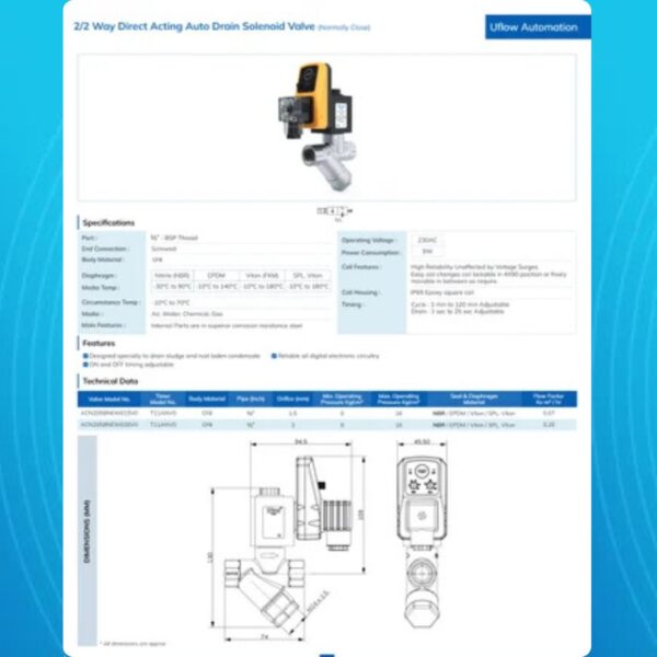 AUTO DRAIN SOLENOID VALVE - Image 2