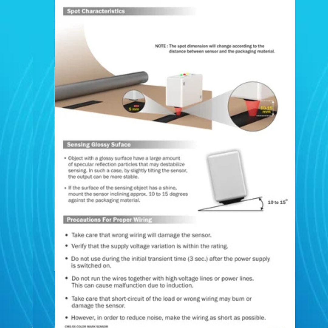 Color mark sensor Multispan CMS-5X - Image 6