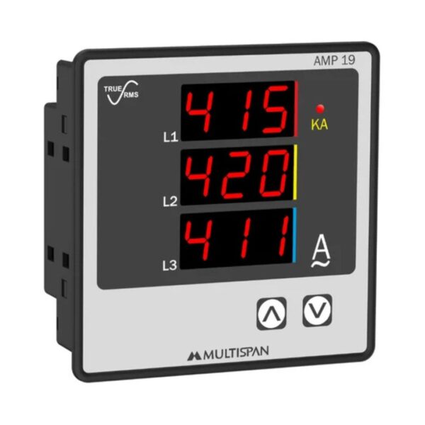 Digital AC Panel Meter (3 phase Ampere Meter)