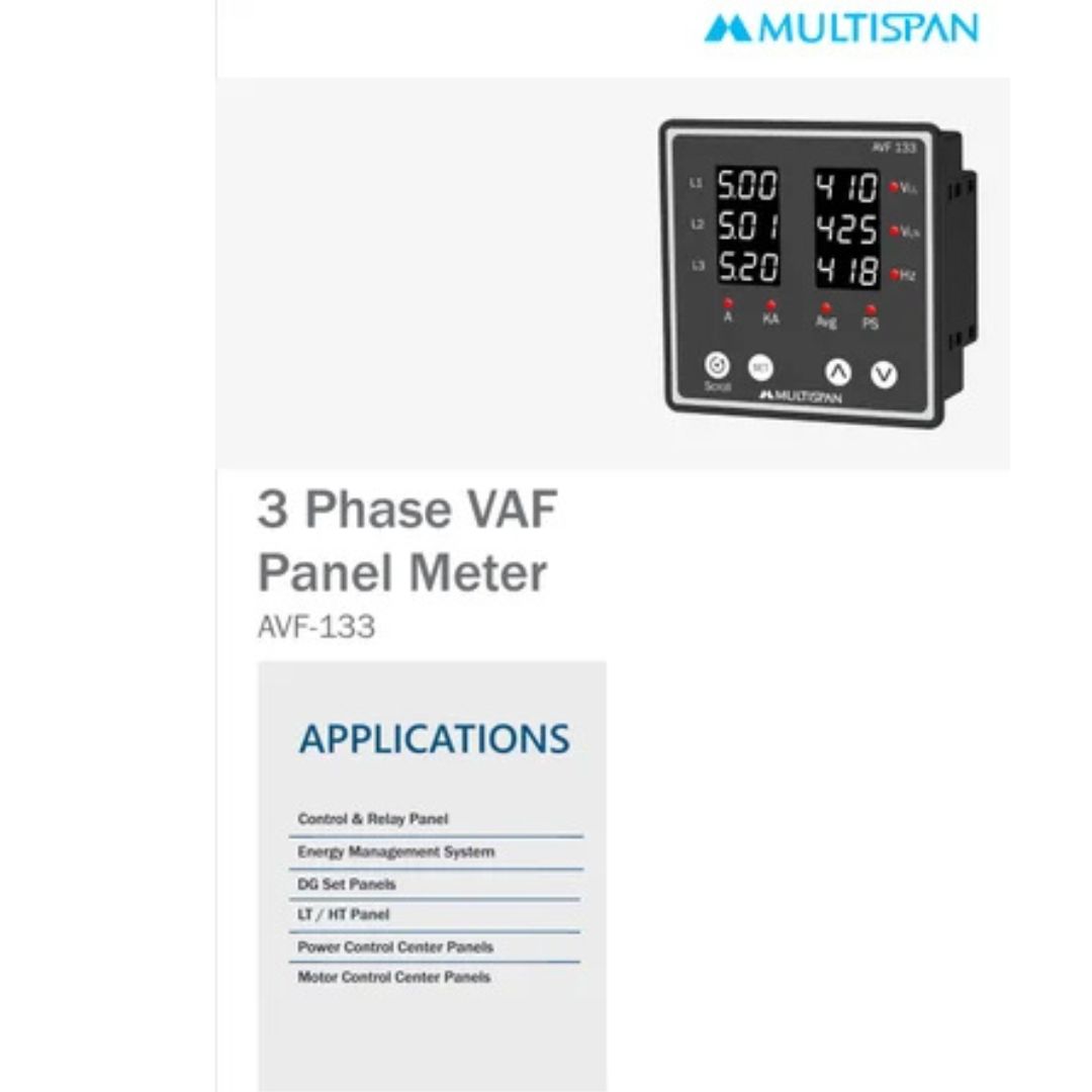 Digital AVF Meter - 3 + 3 Line Display - Image 4