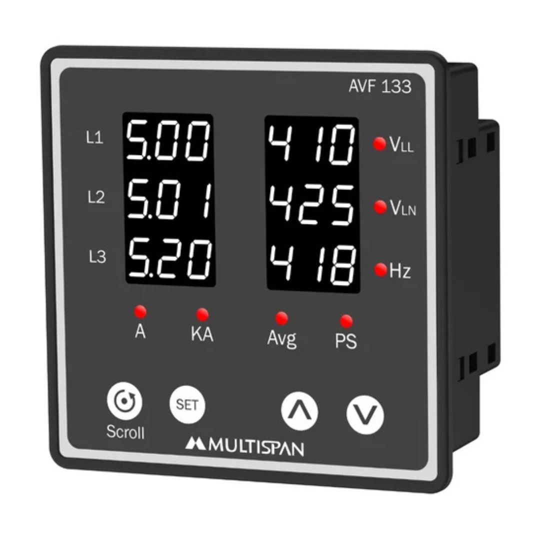 Digital AVF Meter - 3 + 3 Line Display