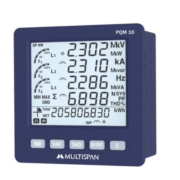 Digital Multifunction Power Meter MULTISPAN PQM-16