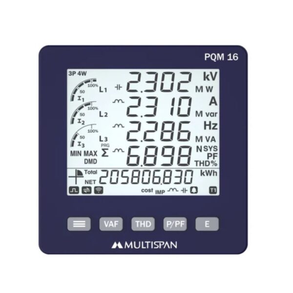 Digital Multifunction Power Meter MULTISPAN PQM-16 - Image 3
