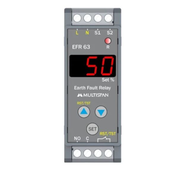 Earth Fault Relay - Din Rail Mount - Image 2