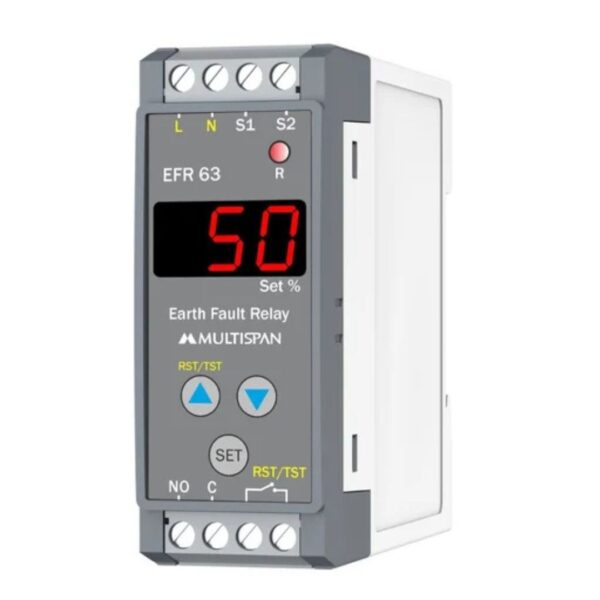 Earth Fault Relay - Din Rail Mount - Image 3