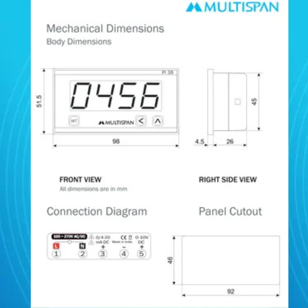 MULTISPAN PI-38 Process Indicator - Image 3