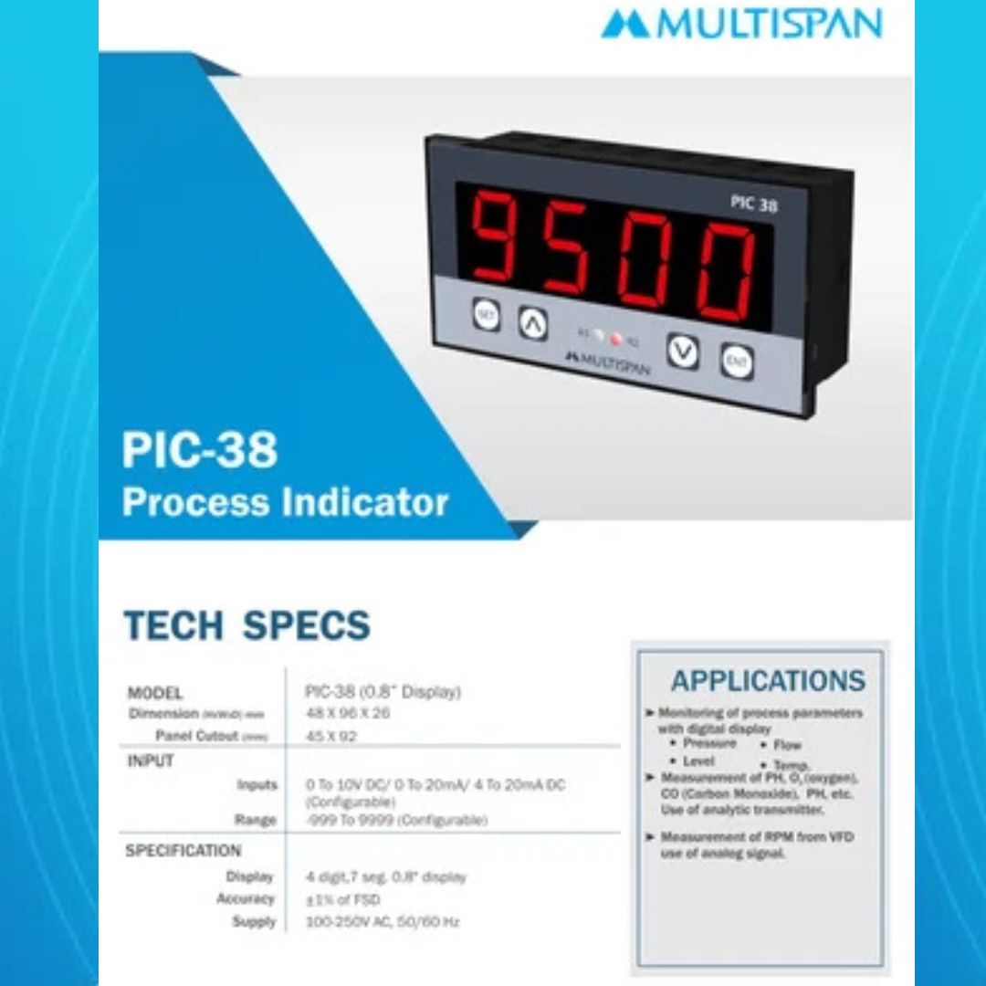 MULTISPAN PIC-38 Process controller - Image 2