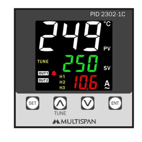 MULTISPAN PID-2302-1C with Ampere Indication-2 OUTPUT
