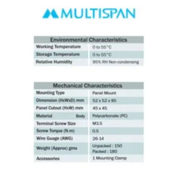 MULTISPAN PID Controller UTC-4203 - Image 3