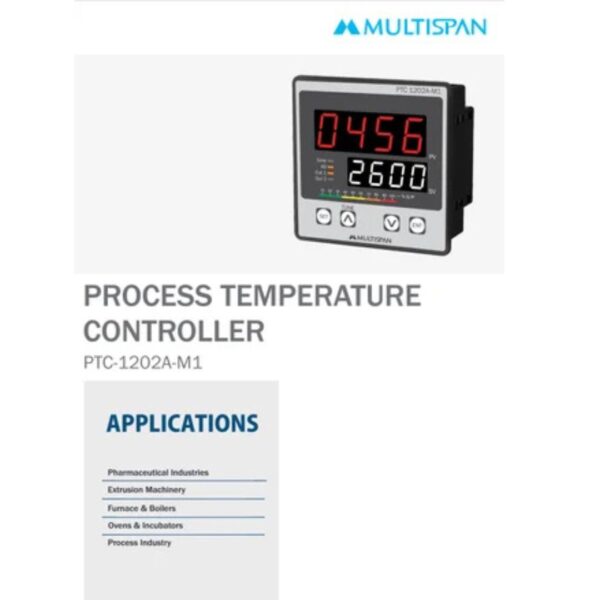 MULTISPAN Universal Input PID Controller PTC-1202A-M1 - Image 2