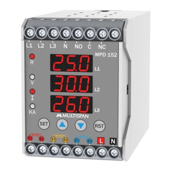 Multifunction Protection Relay 3 Phase ( Din Rail Mount ) - Image 2