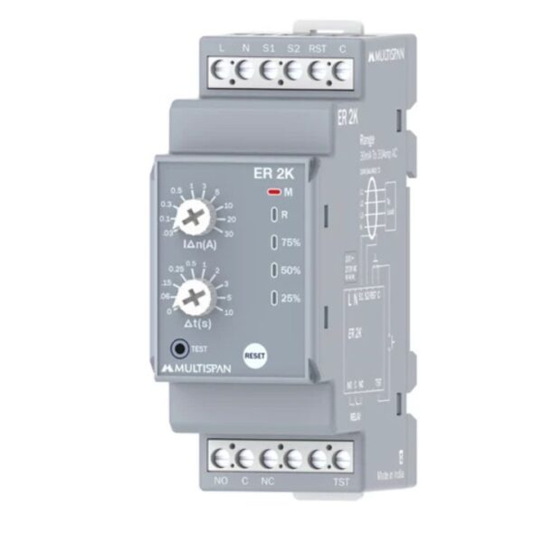 Multispan Earth Leakage Relay Analog Din Rail - Image 3
