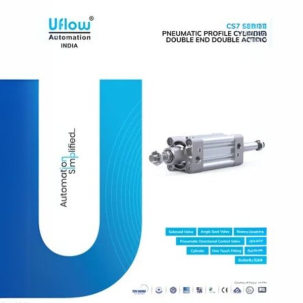 Pneumatic Profile Cylinder Doube End Double Acting