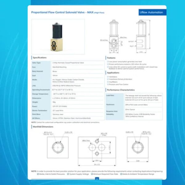 Proportional Flow Control Solenoid Valve - Image 2